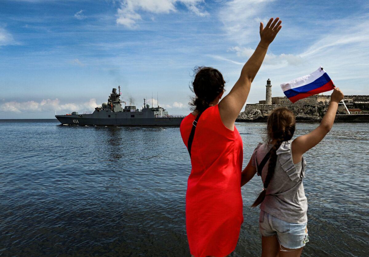Tàu tên lửa Đô đốc&nbsp;Gorshkov rời cảng Havana ở Cuba vào ngày 17/6.