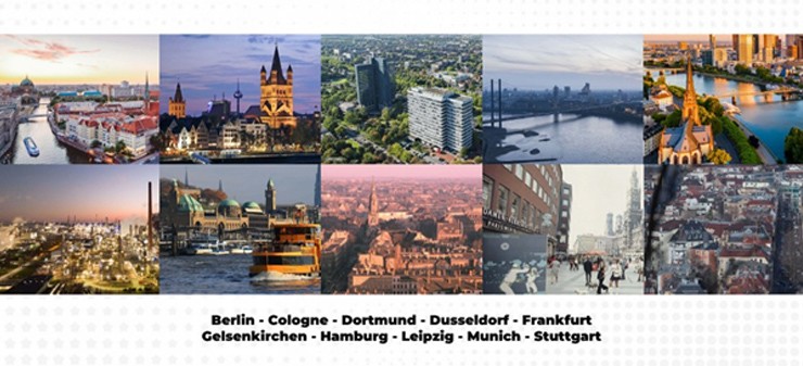 10 thành phố - 10 địa điểm được chọn lựa kỹ lưỡng, thể hiện sự phong phú của nền văn hóa và lịch sử bóng đá Đức.