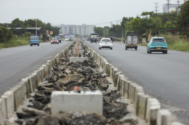 Đường liên tỉnh Hà Nội - Hưng Yên khoác áo mới, chuẩn bị hoàn thiện giai đoạn một