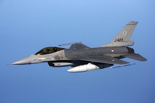 Ukraine được cho là sẽ nhận lô tiêm kích F-16 đầu tiên vào giữa mùa hè. Ảnh: X