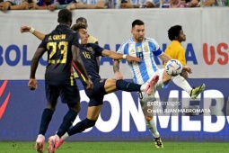 Video bóng đá Argentina - Ecuador: Cú sốc Messi, luân lưu nghẹt thở (Copa America)