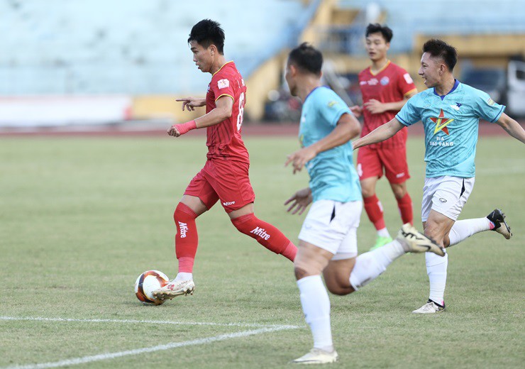 Trực tiếp bóng đá Hà Tĩnh - PVF CAND: Thẻ đỏ phút 90+10 (Play off V-League) (Hết giờ) - 1