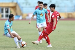 Bóng đá - Trực tiếp bóng đá Hà Tĩnh - PVF CAND: Thẻ đỏ phút 90+10 (Play off V-League) (Hết giờ)