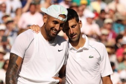 Thể thao - Trận đấu làm nóng Wimbledon: Nick Kyrgios so vợt cùng Djokovic