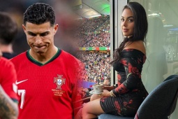 Bóng đá - Ronaldo được bạn gái an ủi sau cú sốc EURO, báo Anh nói phũ về CR7