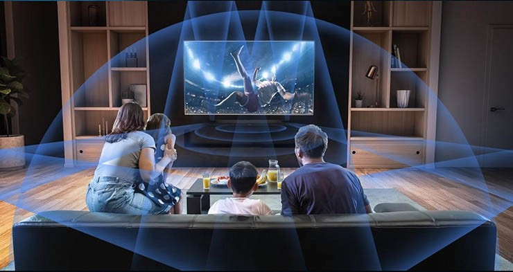 Dolby Atmos là trải nghiệm âm thanh với chiều sâu, rõ nét và chi tiết hơn bao giờ hết, để bạn có thể cảm nhận được xung quanh mình.