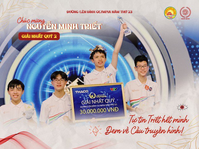 Hai năm liên tiếp, ngôi trường xứ Huế có cầu truyền hình, Minh Triết cũng từng "gây bão" với màn nhường câu hỏi ngay trong trận Chung kết.