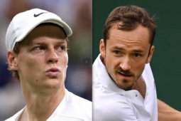 Trực tiếp tennis Sinner - Medvedev: Pha giao bóng quyết định (Wimbledon) (Kết thúc)