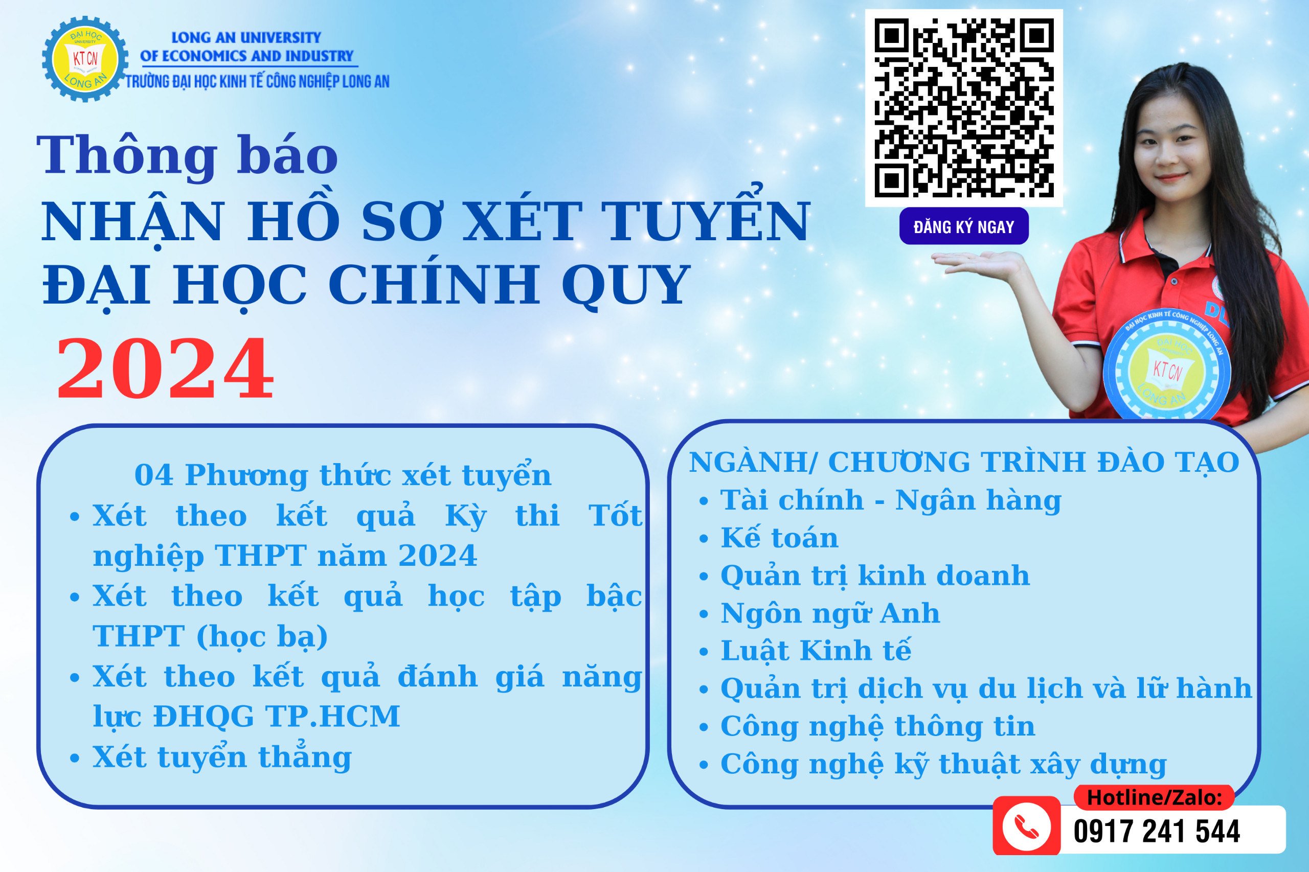 Thông tin tuyển sinh DLA năm 2024