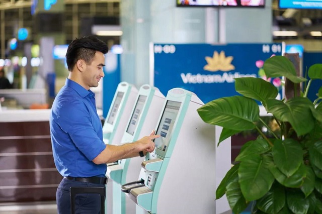 Hành khách có thể tự check in tại kiosk ngay tại các sân bay