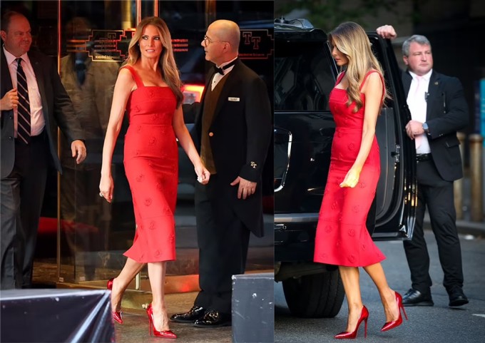 Melania ở Trump Tower hôm 9/7. Ảnh: DM