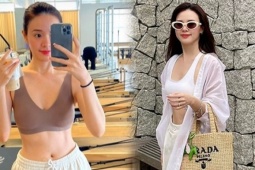 Làm đẹp - Midu quay lại guồng tập luyện sau đám cưới hào môn