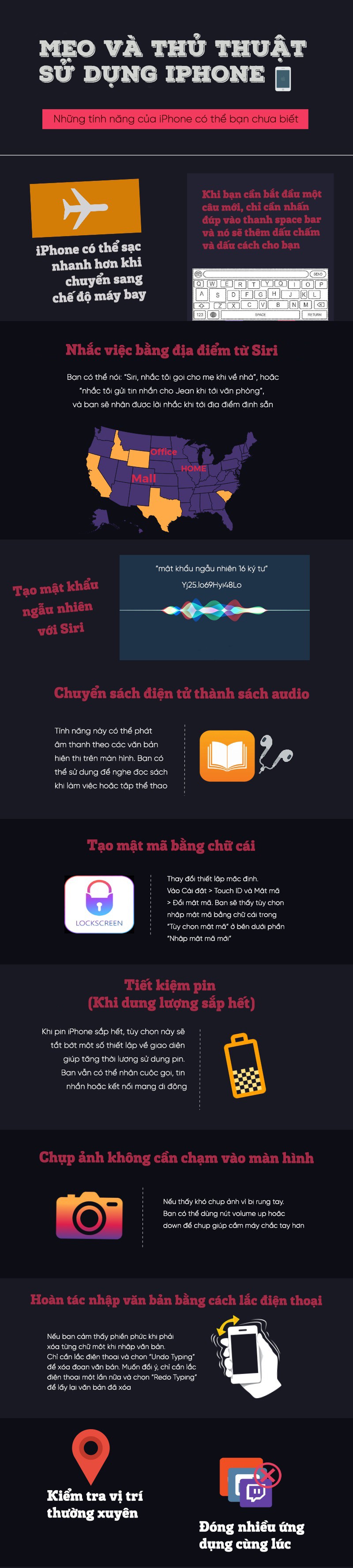 Infographic: Cách sử dụng iPhone tiện lợi có thể bạn chưa biết - 1