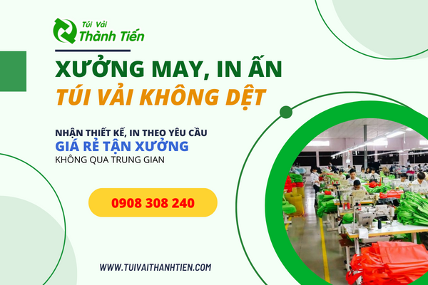 Xưởng may & in túi vải không dệt giá rẻ tại TP.HCM & Hà Nội - 3