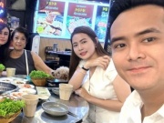 Đàn ông - Hùng Thuận cùng bạn gái mừng sinh nhật mẹ