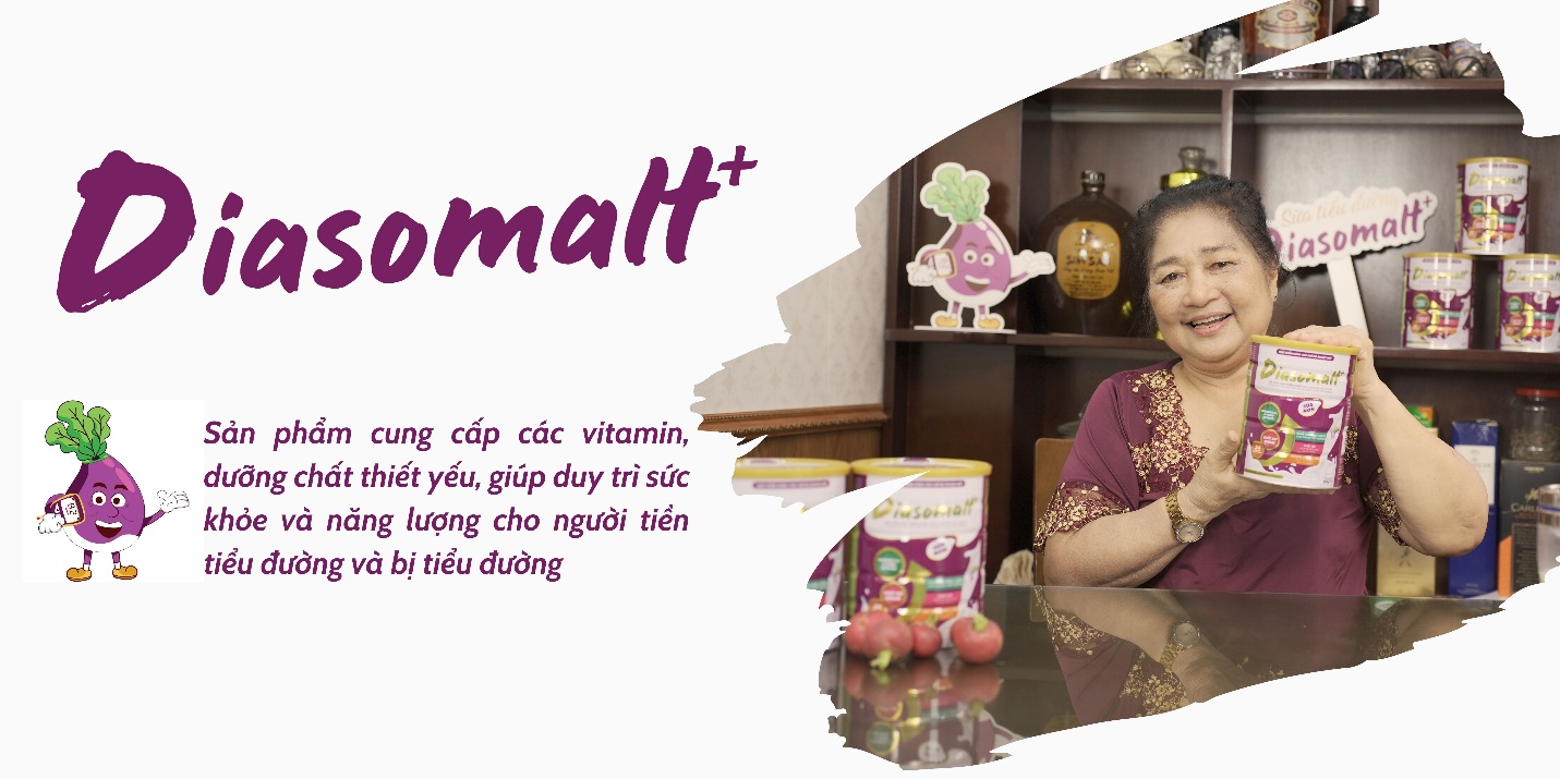  Sữa cho người tiểu đường, ra mắt phiên bản cải tiến mang tên Diasomalt+
