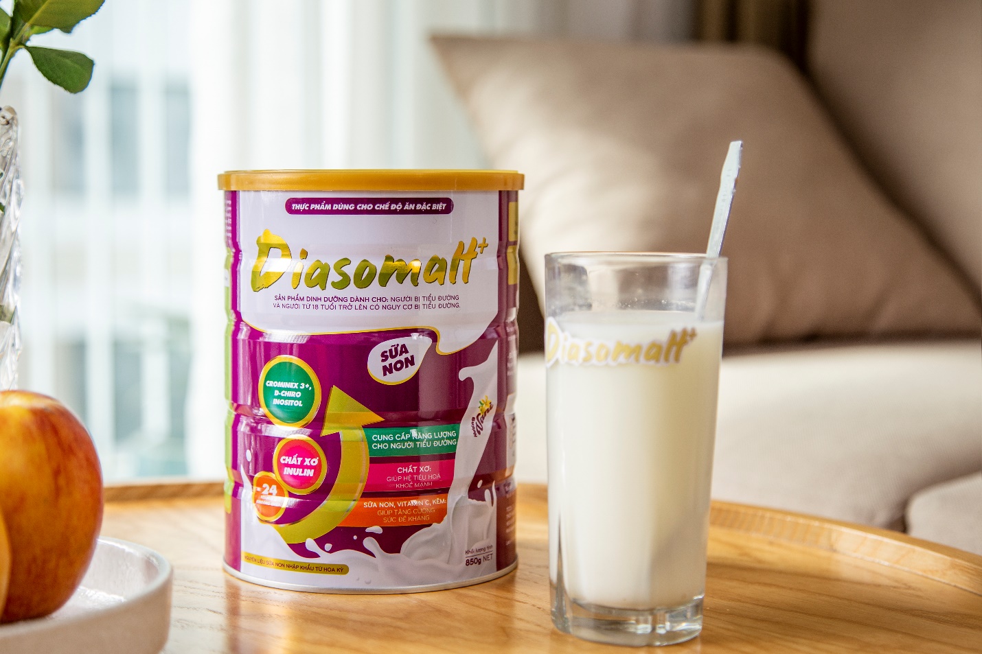 Crominex 3® là hợp chất có trong thành phần của sữa Diasomalt+