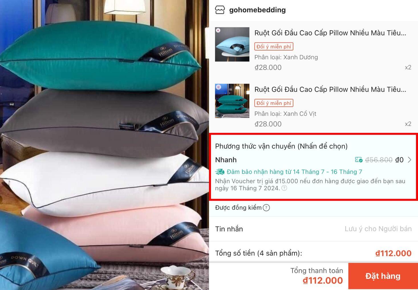 Chọn đúng loại gối êm ái sẽ cải thiện chất lượng giấc ngủ của bạn một cách đáng kể. Sản phẩm ruột gối đầu đang có mức giá ưu đãi trên Shopee, đã vậy còn được miễn phí vận chuyển. Mua ngay kẻo hết!