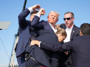 Thế giới - Ông Trump bị chảy máu tai ở nơi tranh cử sau khi có âm thanh nghe như tiếng súng