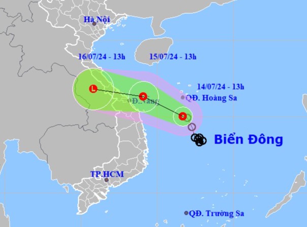 Áp thấp nhiệt đới tấn công, cảnh báo lũ quét, sạt lở đất và ngập úng nghiêm trọng