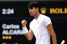 Thể thao - Trực tiếp tennis Alcaraz - Djokovic: Vỡ òa đăng quang sau loạt tie-break (Chung kết Wimbledon)