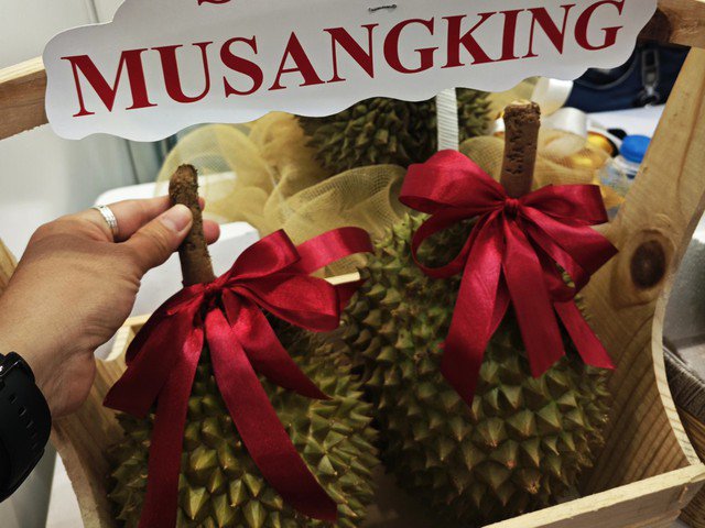 Sầu riêng Musang King được đóng gói dạng quà tặng