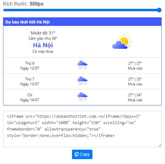 Dubaothoitiet.com.vn - Địa chỉ thiết kế widget ấn tượng