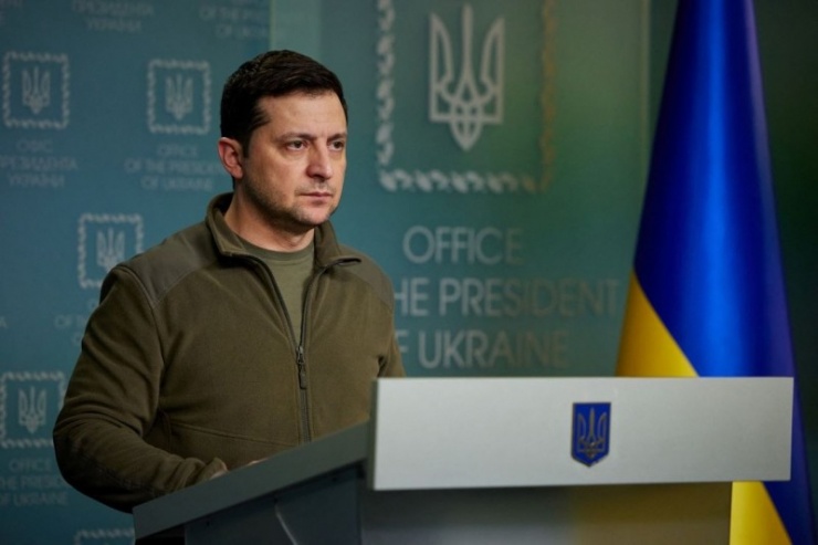 Tổng thống Ukraine Volodymyr Zelensky. Ảnh Getty.&nbsp;