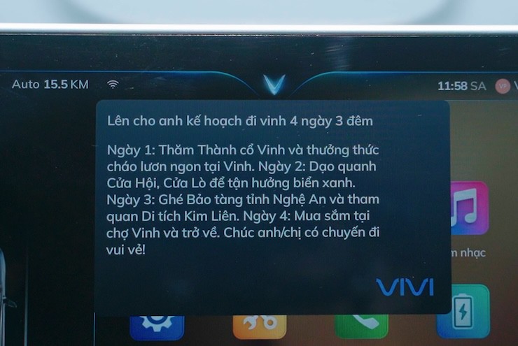 Trợ lý ảo&nbsp;VinFast tích hợp AI tạo sinh.