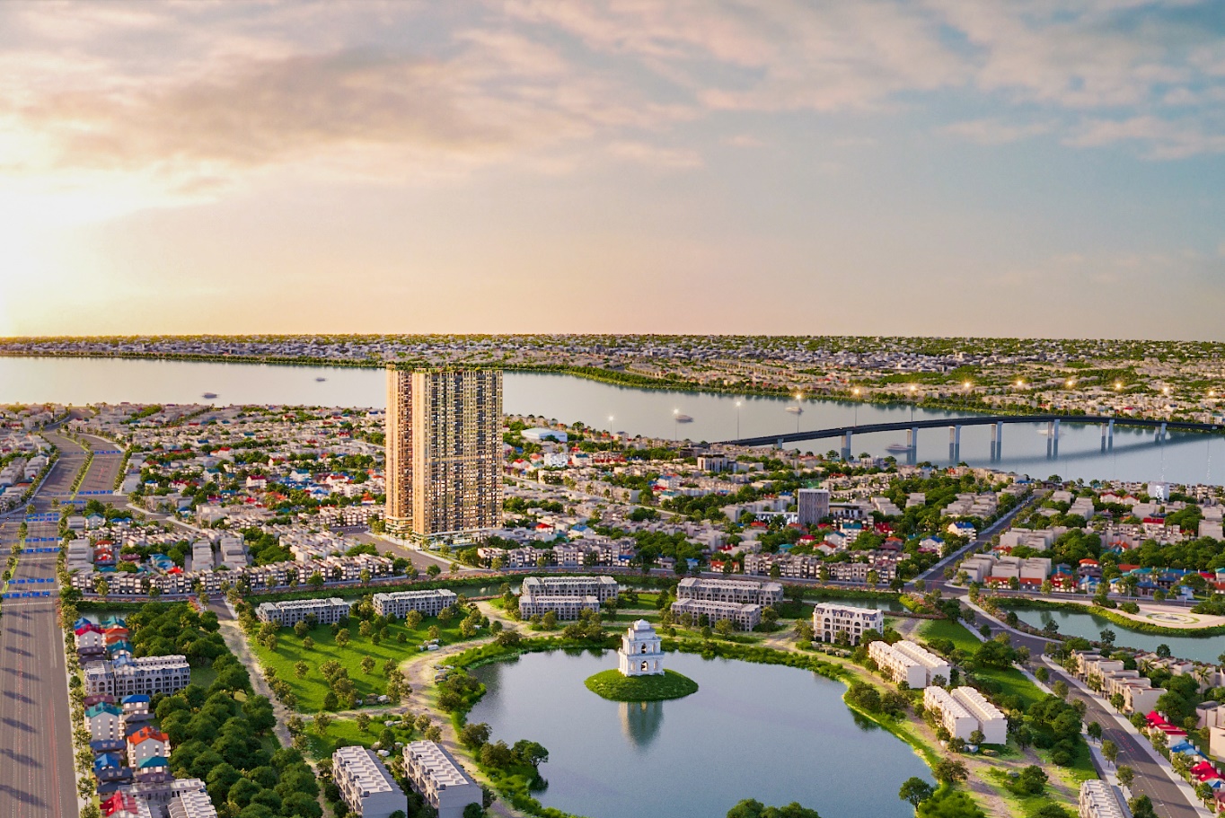 A&T Sky Garden với 3 mặt hướng thủy giúp cư dân mỗi ngày đều có thể đón nguồn năng lượng tươi mới cùng vượng khí dồi dào từ vùng đất trù phú ngay tại khu vực Bắc Sài Gòn.