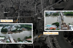 Media - Hai cây cầu nối quận 7 và huyện Nhà Bè hoàn thành năm nay