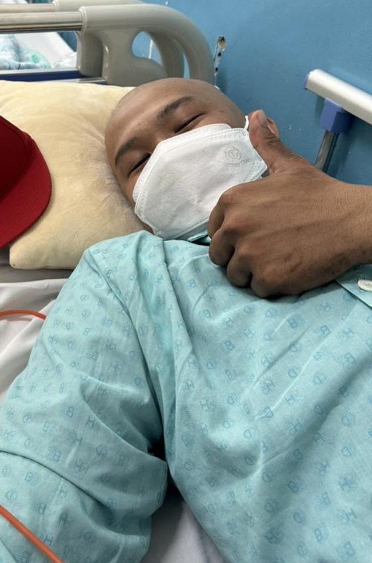 Long Nón Lá thời điểm nhập viện hồi tháng 4.