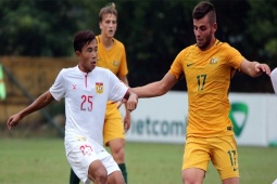 Bóng đá - Video bóng đá U19 Lào - U19 Australia: “Set tennis” hoành tráng, ra quân thuận lợi (U19 Đông Nam Á)