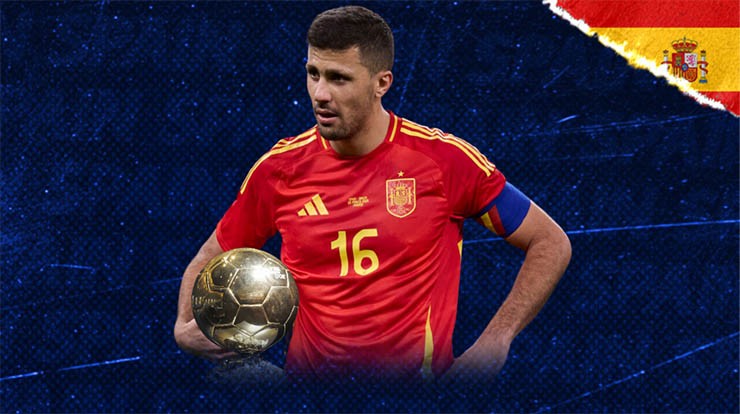 Rodri được kỳ vọng sẽ chiến thắng cuộc đua Quả bóng vàng 2024