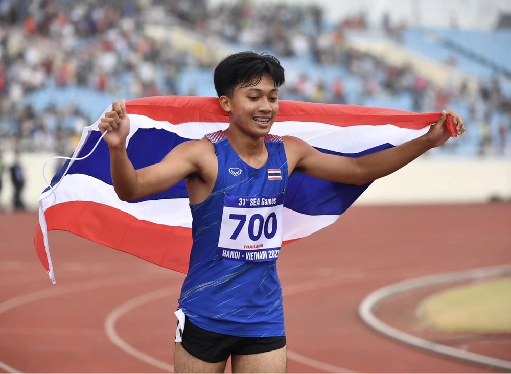 Puripol giành hat-trick HCV tại SEA Games ở Hà Nội. Ảnh: BKP