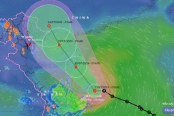 Bão số 2 đổ bộ vào vịnh Bắc Bộ, gây mưa lớn trên diện rộng