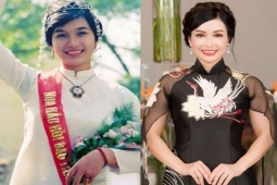 Hoa hậu Việt Nam đầu tiên tuổi 53 hạnh phúc bên chồng tiến sĩ và các con
