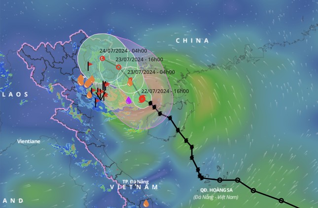 Bão số 2 tiến sát đất liền Quảng Ninh - Hải Phòng, dự báo đổ bộ sáng mai