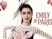 Thời trang - Lily Collins mặc đầm Đỗ Mạnh Cường trên poster phim 'Emily in Paris'