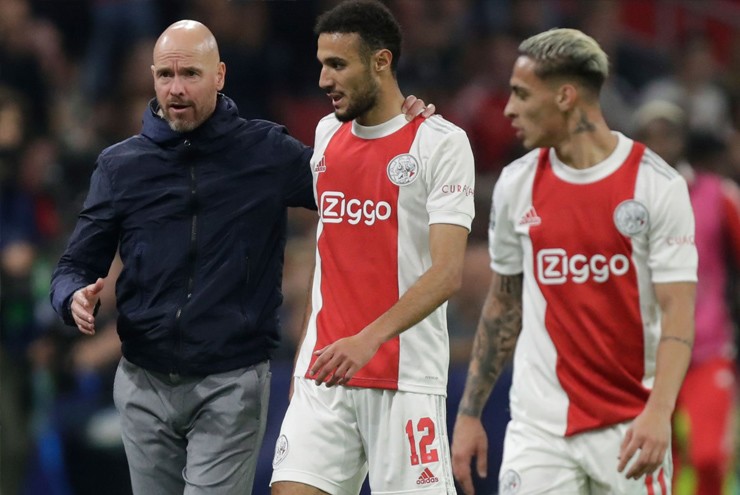 HLV Ten Hag, Antony và&nbsp;Mazraoui từng làm việc cùng nhau