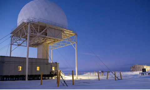 Đài radar của NORAD ở Alaska&nbsp;