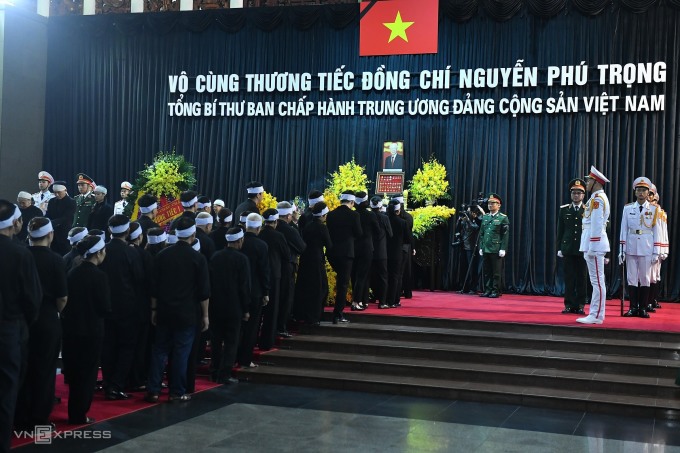 Ngày đầu lễ viếng Tổng Bí thư Nguyễn Phú Trọng - 87