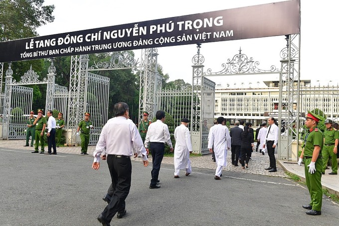 Ngày đầu lễ viếng Tổng Bí thư Nguyễn Phú Trọng - 100