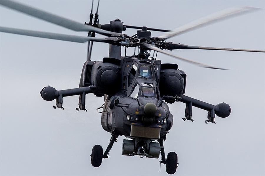 &nbsp;Một chiếc trực thăng Mi-28. Ảnh: RUSSIAN DEFENSE MINISTRY