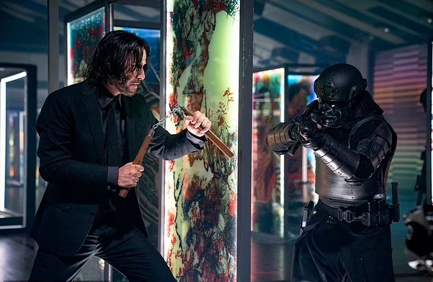 Keanu trong 'John Wick 4'.