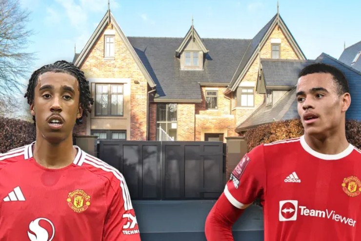 Leny Yoro thuê nhà của Mason Greenwood