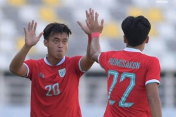 Video bóng đá U19 Australia - U19 Thái Lan: Đá phản tai hại, ông lớn  " ôm hận "  (U19 Đông Nam Á)