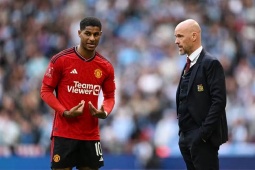 Bóng đá - MU mơ đua vô địch Ngoại hạng Anh, HLV Ten Hag “thách” Rashford ghi 30 bàn