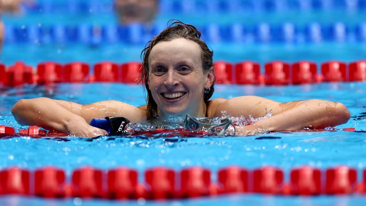 Ledecky săn tìm 3 HCV tại Olympic Paris 2024. Ảnh Getty