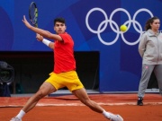 Thể thao - Video tennis Habib - Alcaraz: Tốc hành 72 phút, thẳng tiến vòng trong (Olympic)